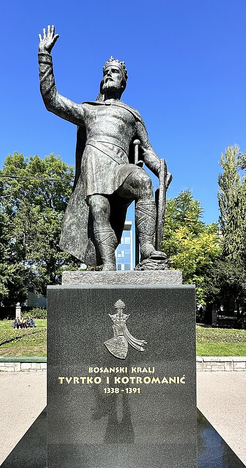 King Tvrtko I Kotromanić Statue